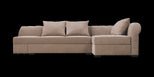 Catania L-shape sofa-bed