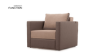 Quanti armchair with narrow sidewalls