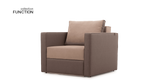 Quanti armchair with narrow sidewalls