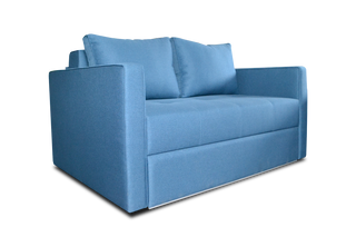 Quanti 2 seater sofa-bed L120 with narrow sides