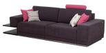 BL 102 3 seater sofa-bed with shelf