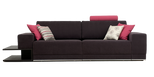 BL 102 3 seater sofa-bed with shelf