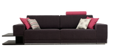 BL 102 3 seater sofa-bed with shelf