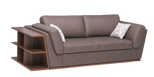 Softy 3 seater sofa-bed with shelves