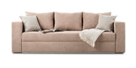 Quanti 3 seater sofa-bed with narrow arms