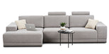 BL 102 L-shape sofa-bed with headrests