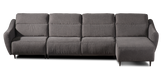 Naron sectional sofa-bed with recliner