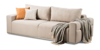 Santy 3 seater sofa-bed with additional backrests and pillows