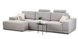 BL 102 L-shape sofa-bed with headrests