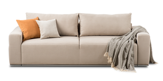 Santy 3 seater sofa-bed with additional backrests and pillows